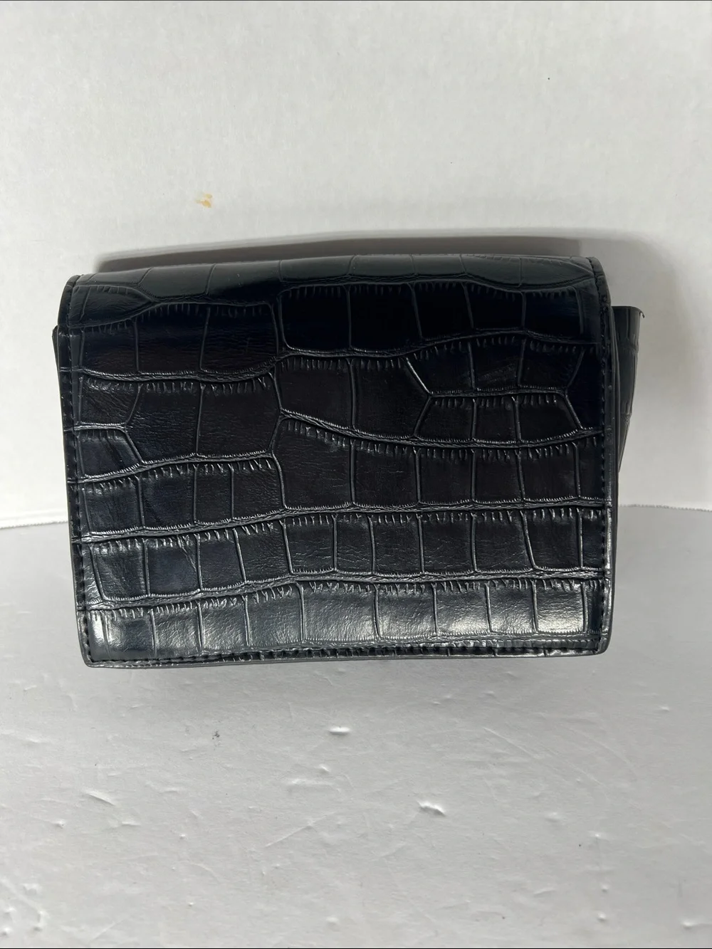 Sleek Black Crossbody Bag and Wallet Set